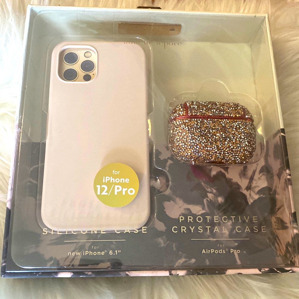 Cell phone case and Airpod pro case.